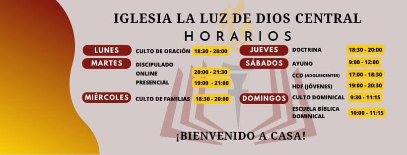 Horarios de Cultos